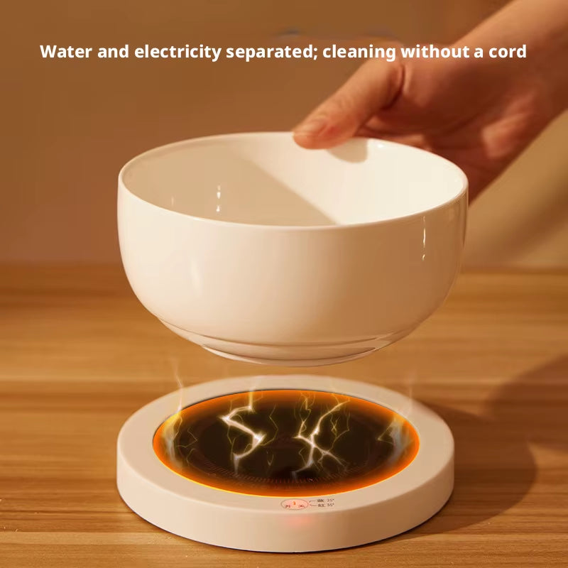 New Eco-Friendly Ceramic Heating Bowl Smart Constant-Temperature Insulated Cat & Dog Water Fountain with Easy Clean Feature