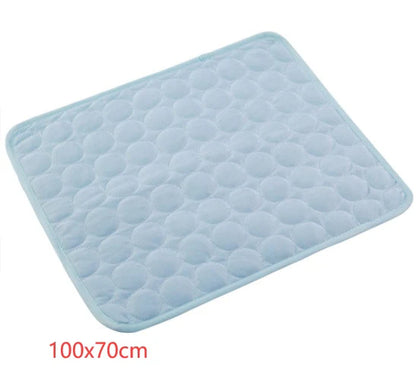 Pet Dog Cat Ice Silk Cold Nest Pad for Cooling in Summer