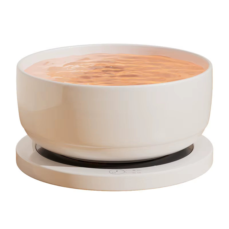 New Eco-Friendly Ceramic Heating Bowl Smart Constant-Temperature Insulated Cat & Dog Water Fountain with Easy Clean Feature